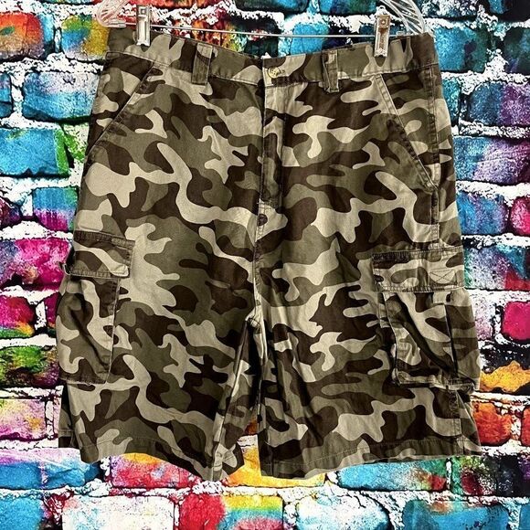 Canyon Guide Outfitters Camouflage Print Shorts Camo 34 - Picture 1 of 7